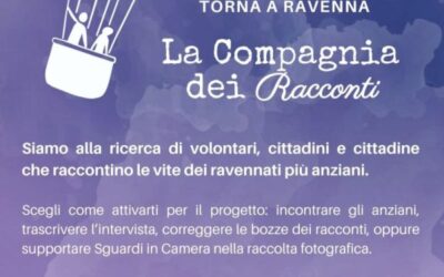 Torna la Compagnia dei Racconti a Ravenna e… cerca volontari!